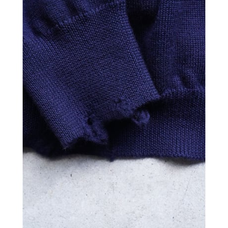 mill CRASH HENLEY NECK SWEATER