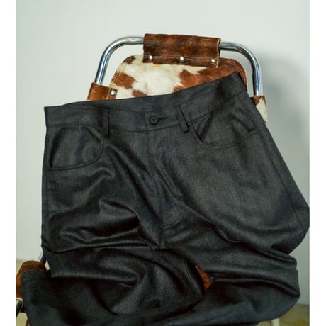 nonnotte "Shadow Herringbone" 5 Pockets Trousers