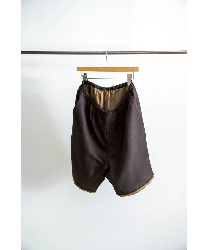 パンツ MAATEE&SONS SHORT PANTS charcoal 2 25ss MAATEE&SONS / SHORT TROUSER - CHARCOAL | ONE TENTH
