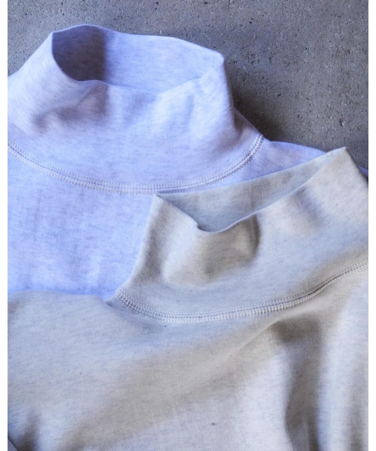 Olde Homesteader INTERLOCK MIL MOCK NECK LONG S