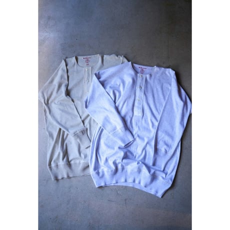 Olde Homesteader INTERLOCK HENLEY NECK LONG SLEEVE