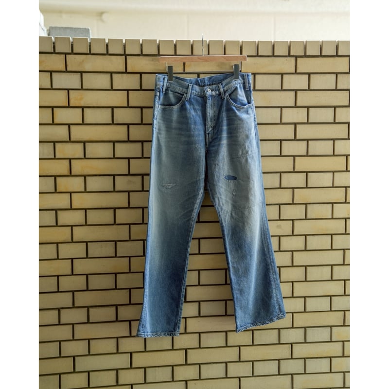 パンツ maatee&sons FLARE DENIM REPAIR - INDIGO1 FLARE DENIM repair(1(MEN) Indigo/インディゴ): MAATEE&SONS