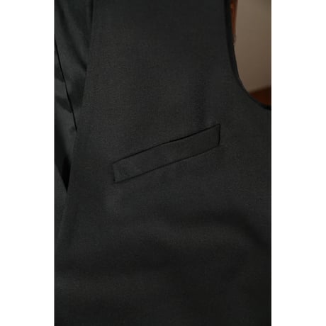 LEA BOBERG D.W. VEST - BRITISH WOOL CREPE