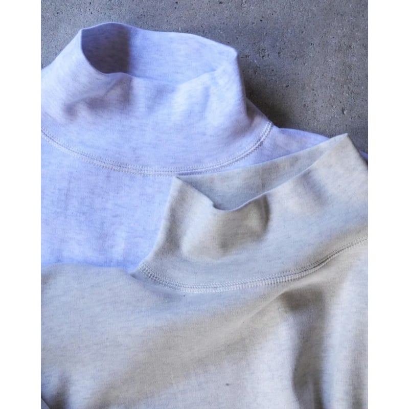 Olde Homesteader INTERLOCK MIL MOCK NECK LONG S