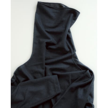 nonnotte "Super 120s Light Inlay Melton" Draping Big H/H Pullover
