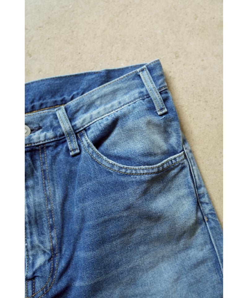パンツ MAATEE&SONS Flare Denim Repair Indigo MAATEE&SONS FLARE DENIM repair | MusterWerk