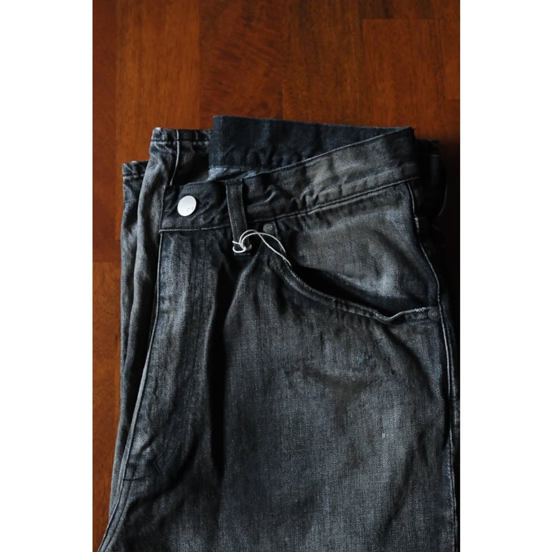 ANCELLM AGING MIDDLE STRAIGHT 5P DENIM PANTS |