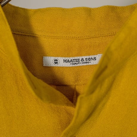 MAATEE&SONS LINEN GEORGETTE FRINGE SHIRTS