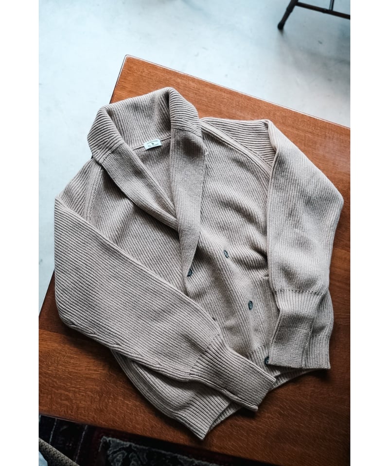 MAATEE&SONS Ex. CASHMERE SHAWL COLLAR CARDIGAN MAATEE&SONS Ex. CASHMERE SHAWL COLLAR CARDIGAN