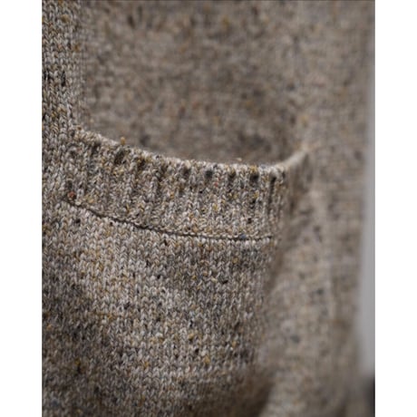 MAATEE&SONS Ex. COLOR NEP CASHMERE CARDIGAN