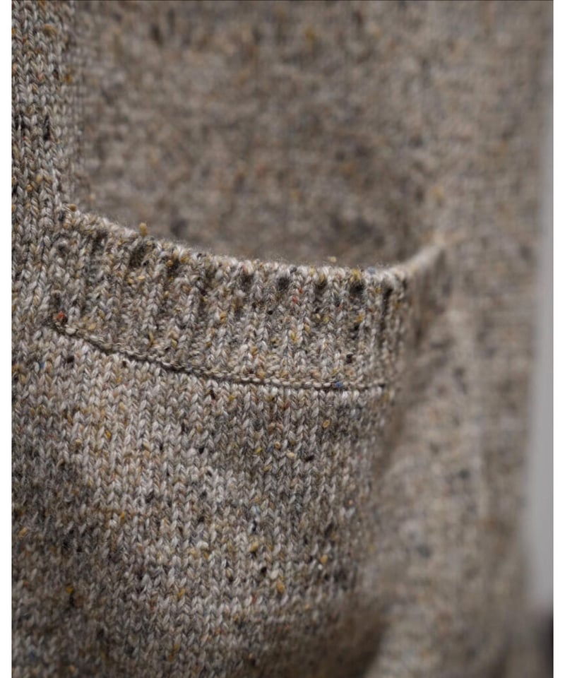 MAATEE&SONS Ex. COLOR NEP CASHMERE CARDIGAN | M MAATEE&SONS Ex. COLOR NEP CASHMERE CARDIGAN | M