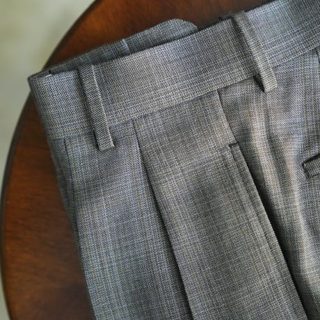 MAATEE&SONS 永遠 SLACKS "WOOL MATCHECK"