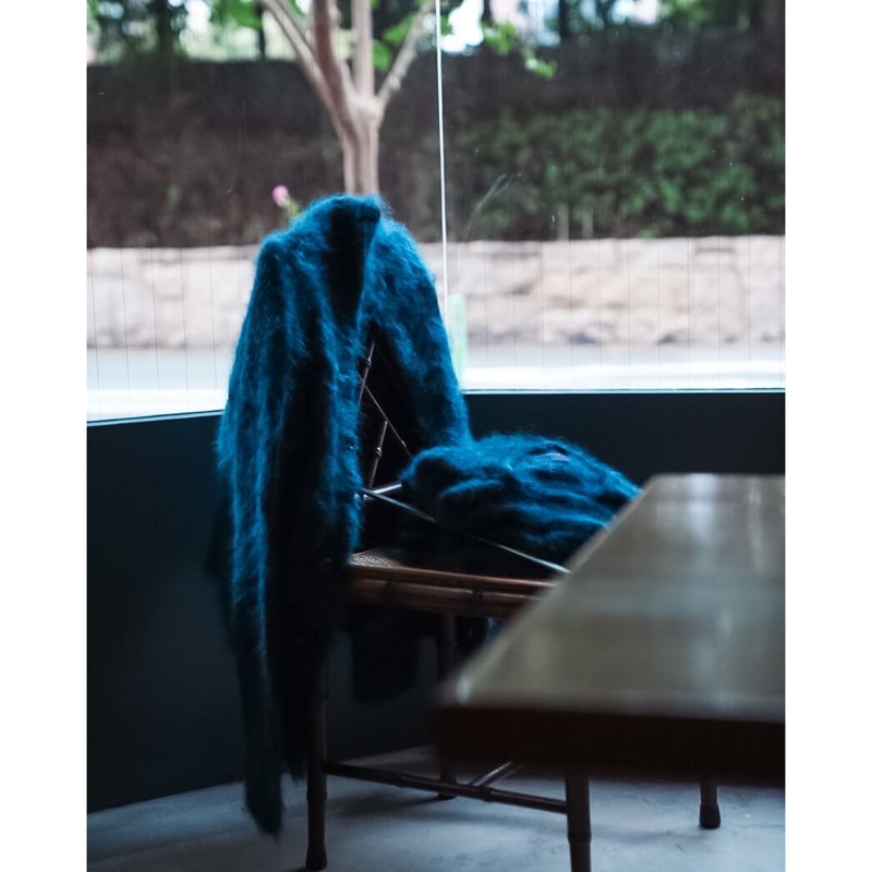 RAINMAKER MINK CASHMERE SHAWL COLLAR CARDIGAN |