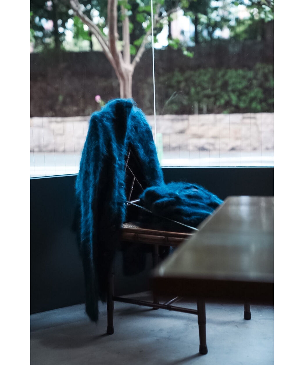RAINMAKER MINK CASHMERE SHAWL COLLAR CARDIGAN |