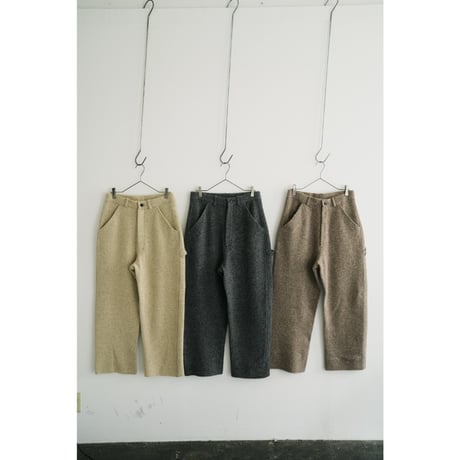 【26AW受注】Olde H&Daughter Ex. BOILED NEP WOOL PT
