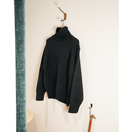 Olde H & Daughter WOOSTED WOOL TURTLE NECK P/O
