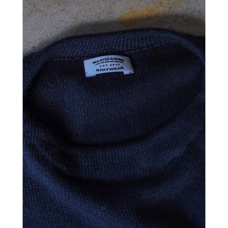 MAATEE&SONS CASHMERE SILK BOAT P/O SWEATER