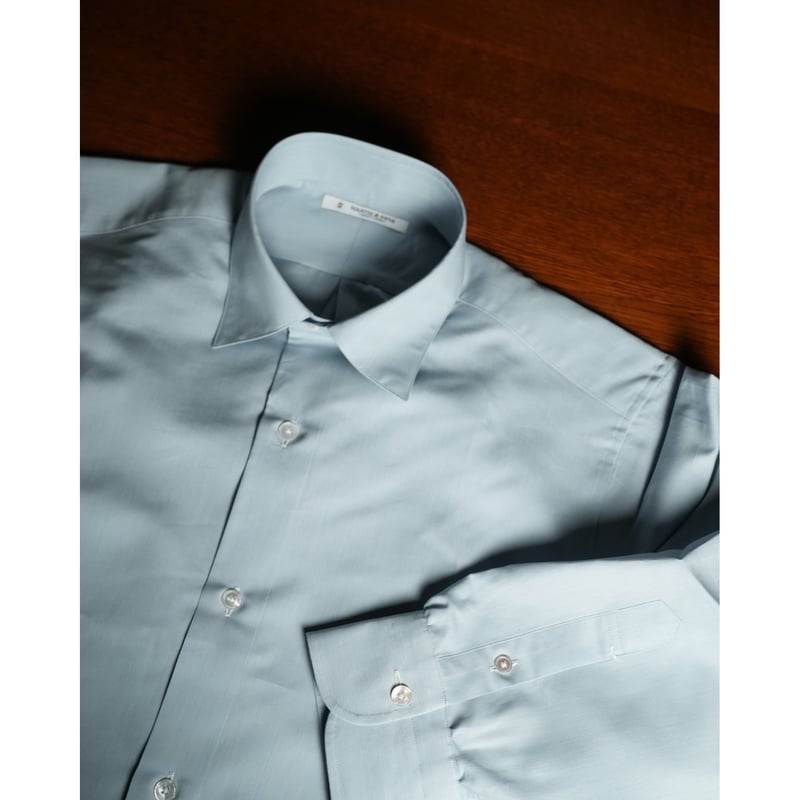 トップス MAATEE&SONS 25SS ELIZABETH SEASILK blue2 MAATEE&SONS 