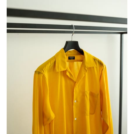 MAATEE&SONS Ex. "H"WOOL OPEN COLLAR SHIRTS