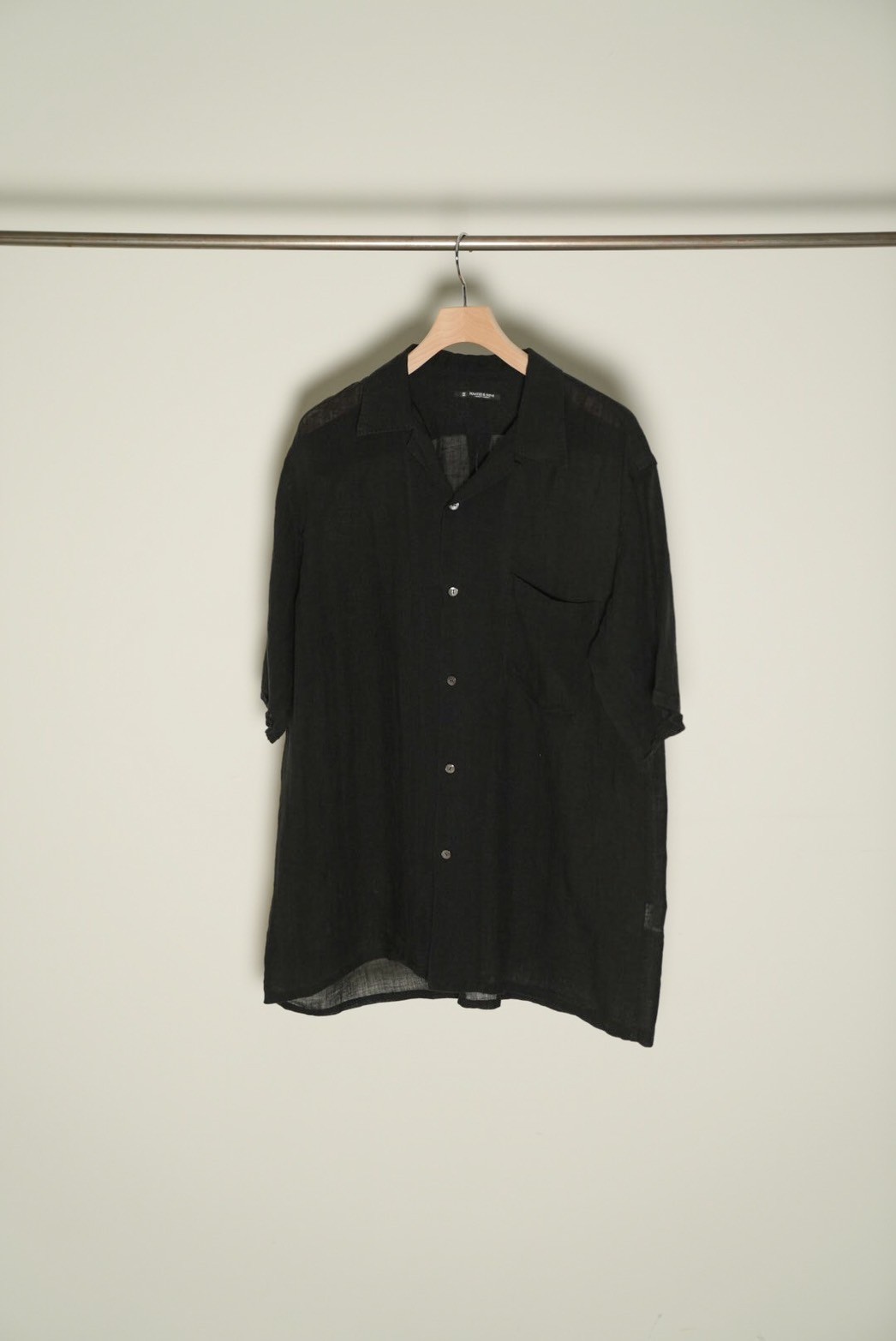 MAATEE&SONS OPEN COLLAR SHIRTS ドSLINEN 2 MAATEE&SONS S/S OPEN COLLAR SHIRTS ドS LINEN
