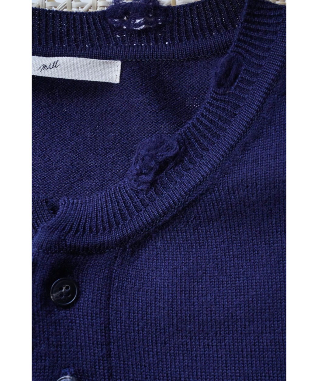mill CRASH HENLEY NECK SWEATER | MusterWerk