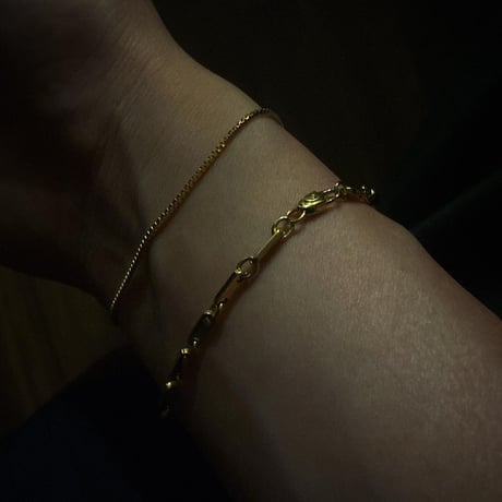 MusterWerk Ex. 18K 1.2 Venetian Chain Bracelet Short/Long