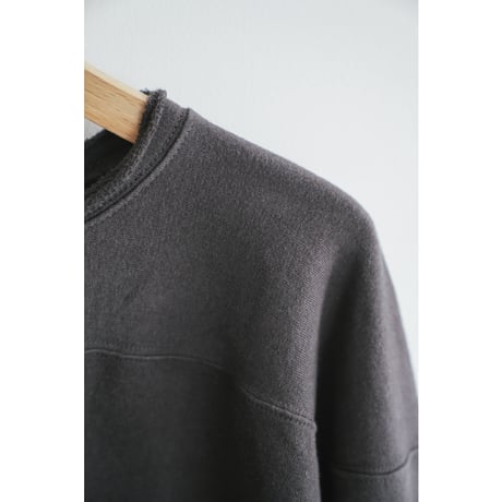 slopeslow  Cotton/Linen Light French terry Crew Neck