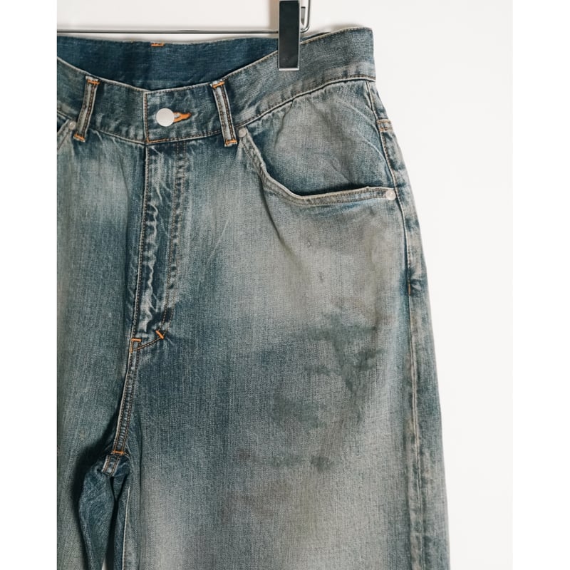 ANCELLM AGING TAPERED 5P DENIM PANTS | MusterWerk