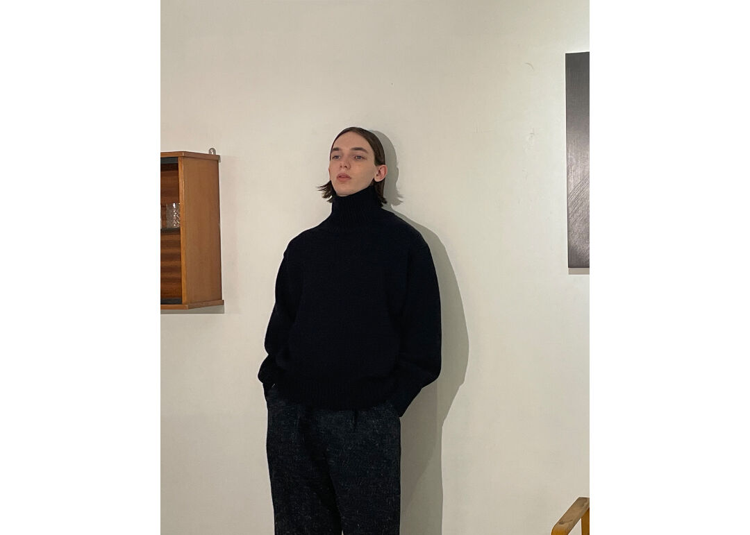 トップス Olde H & Daughter WOOSTED WOOL CREW NECK Olde H & Daughter WOOSTED WOOL CREW NECK