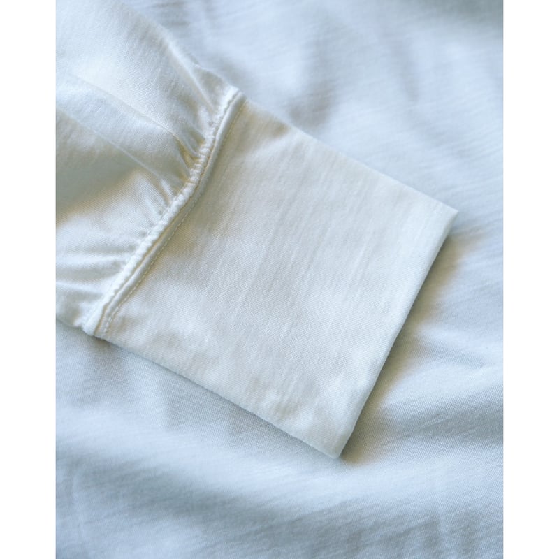 MAATEE&SONS WASHABLE SILK TEE L/S | MusterWerk