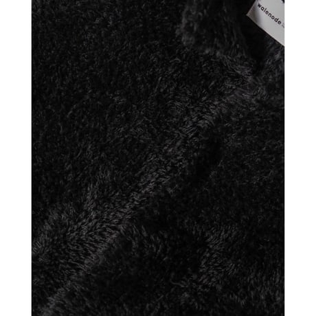 walenode Ex. Royal baby alpaca Hand spinning fur Vest