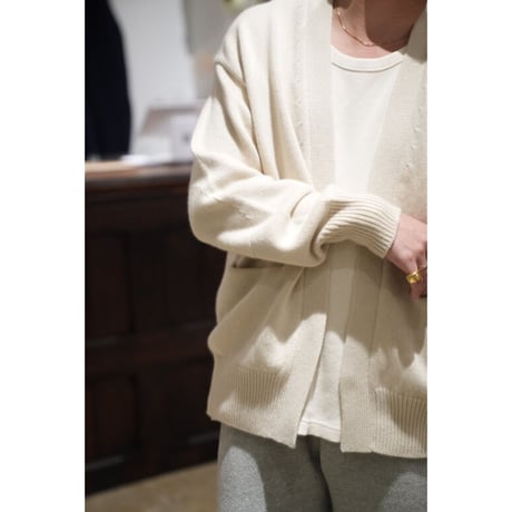 MAATEE&SONS BABY CASHMERE  N/B CARDIGAN