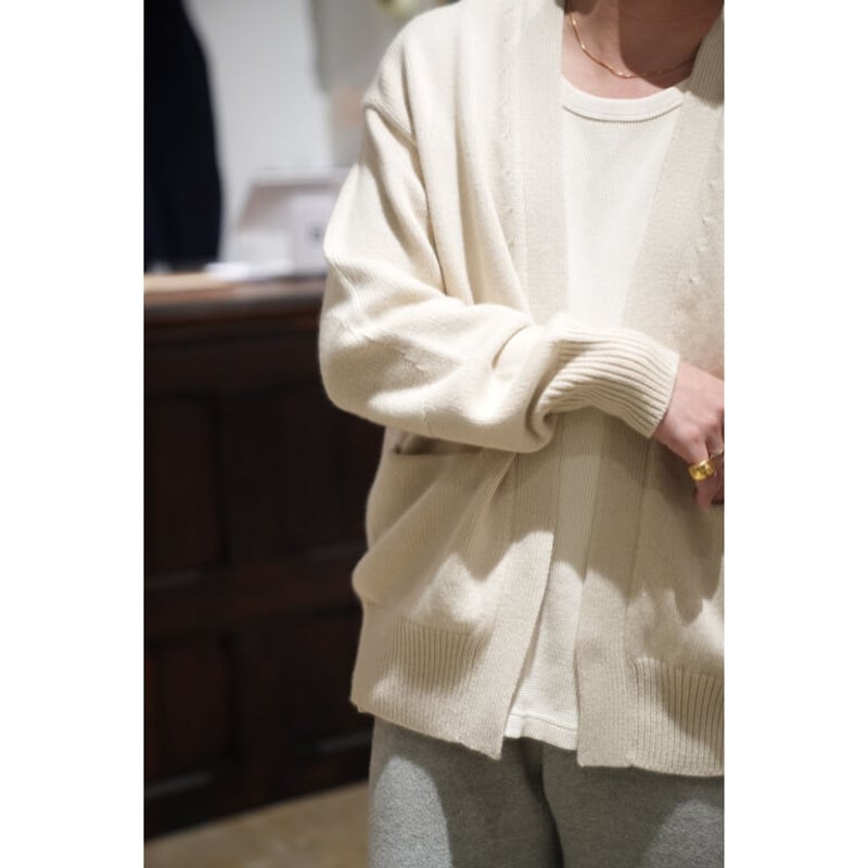 MAATEE&SONS BABY CASHMERE N/B CARDIGAN | Muste