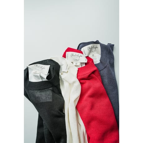 Olde H&Daughter "JYARI-JYARI SILK" CREW P/O