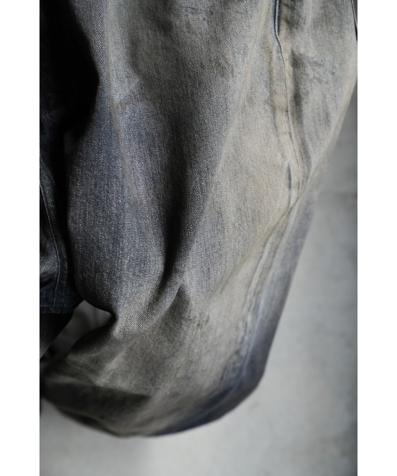 ANCELLM AGING WIDE DENIM 5P PANTS | MusterWerk ANCELLM AGING WIDE DENIM 5P PANTS | MusterWerk