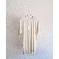 Olde Homesteader INTERLOCK HENLEY NECK SHORT SLEEVE