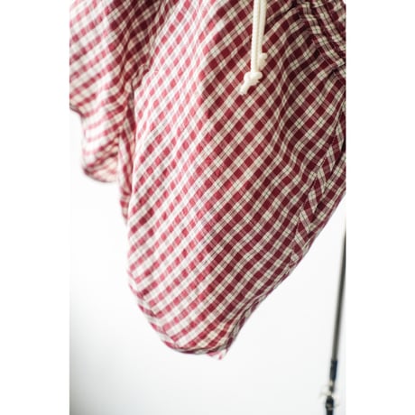 MAATEE&SONS Ex. "LINEN/SILK CK" S.S. SHORTS "PORORI"