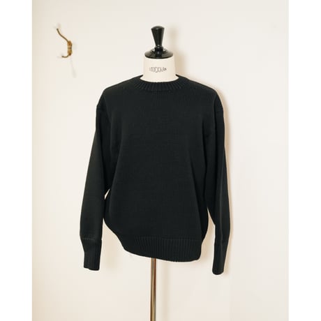 Olde H & Daughter WOOSTED WOOL CREW NECK P/O
