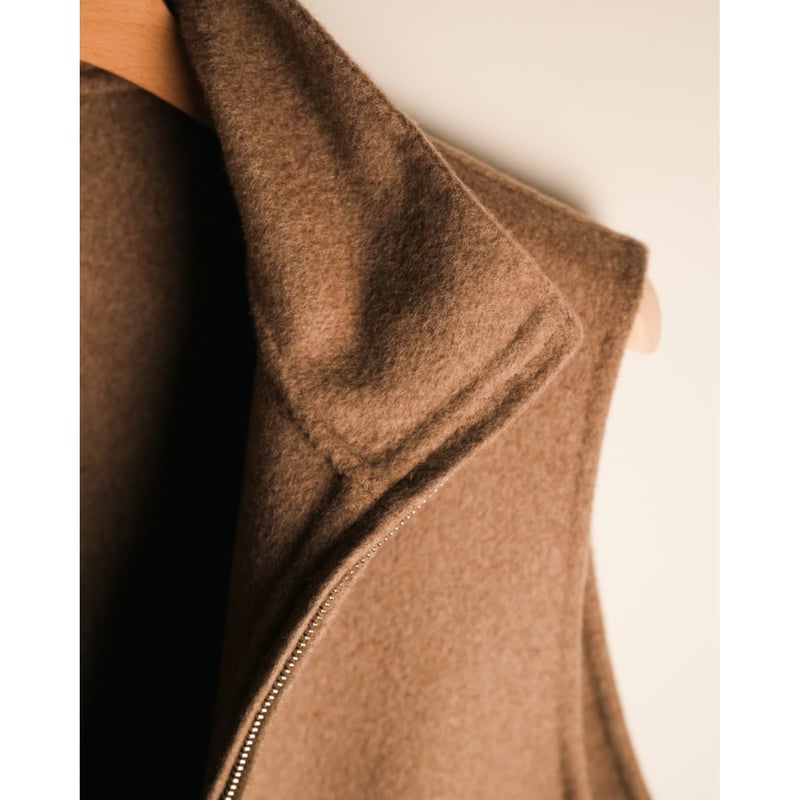 【11/7（金）迄値下げ中】 CASHMERE/MINK REVER VEST MAATEE&SONS Ex. CASHMERE/MINK REVER VEST | Must