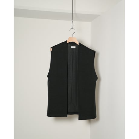 WALENODE Extreme narrow linen Haori Vest