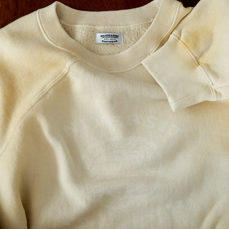 MAATEE&SONS Ex. MW/UTSUBO PARK COLLEGE SWEAT |