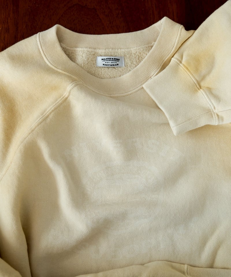 MAATEE&SONS Ex. MW/UTSUBO PARK COLLEGE SWEAT |
