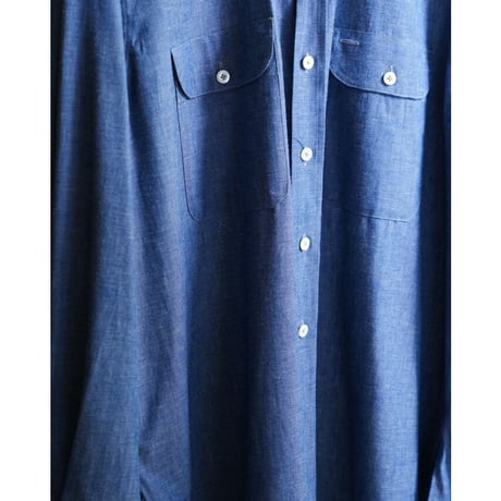 MAATEE&SONS CHAMBRAY WORK SHIRTS