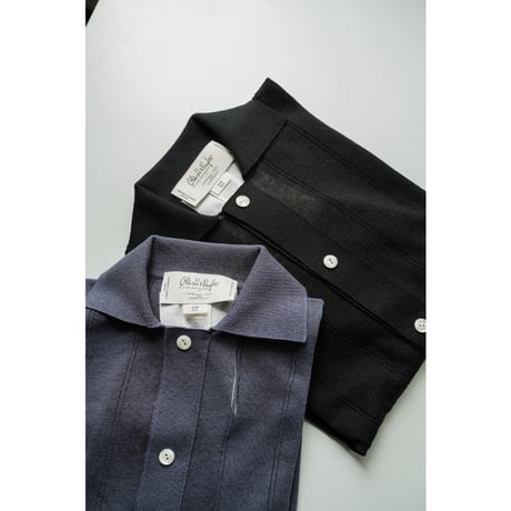 Olde H&Daughter "JYARI-JYARI SILK" SHIRTS C/D