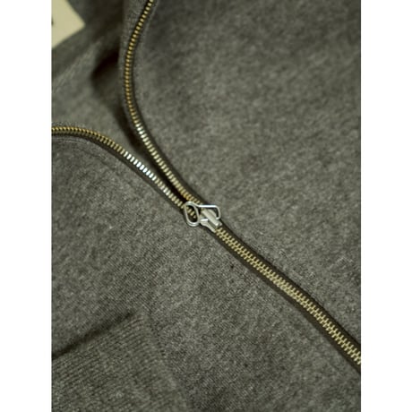 Slopeslow Ex.WOOL FRENCH TERRY FULL ZIP HOODIE