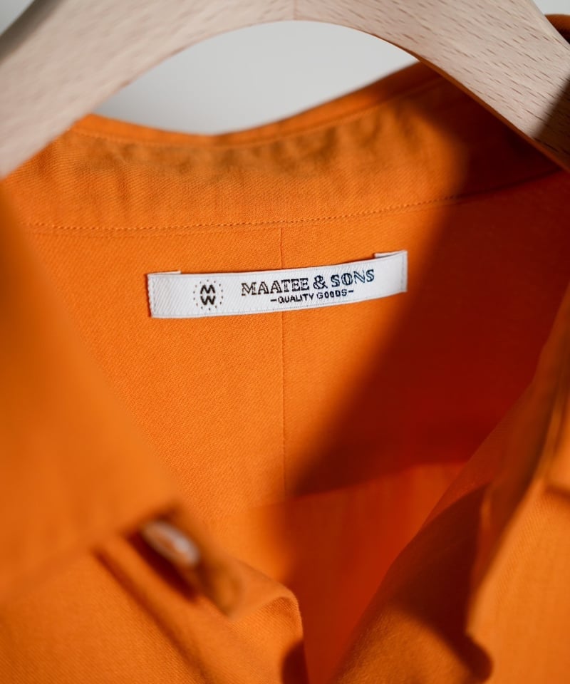 MAATEE&SONS 　24SS \"CHARLES 強撚ビエラ\" NAVY CHARLES 強撚ビエラ - WUNDER
