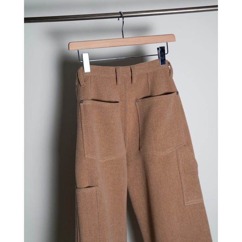 服*様 MAATEE&SONS Ex. DOUBLE-KNEE PT MAATEE&SONS Ex. CAMEL PILE MELTON DOUBLE-KNEE P