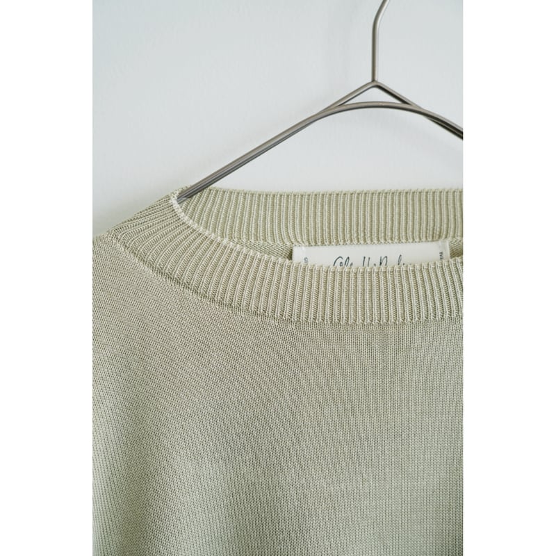 Olde H & Daughter SILK PLAIN STITCH CREW NECK P