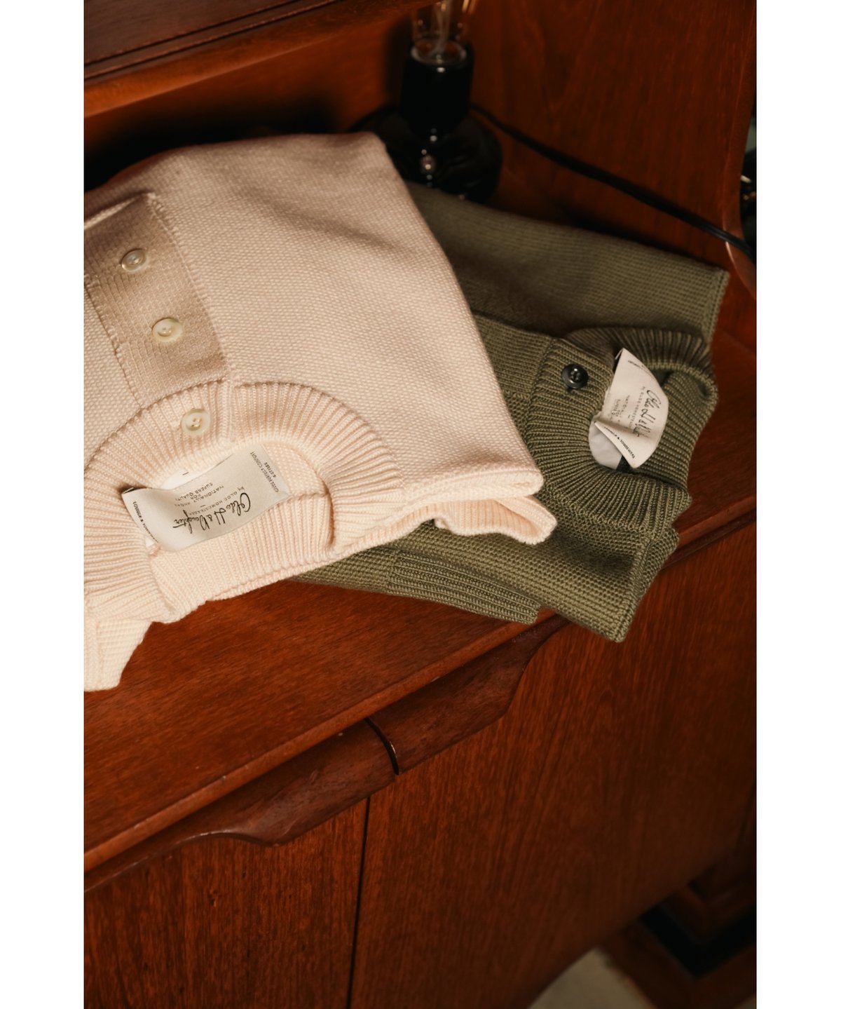 Olde H & Daughter WOOSTED WOOL HENLEY NECK P/O Olde H & Daughter WOOSTED WOOL HENLEY NECK P/O