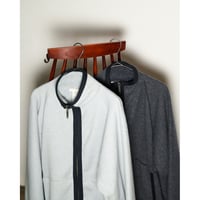 YE OLDE & NEW MAN "RANDONNEUR" WOOL FLEECE HIGH NECK LINER CARDIGAN